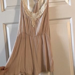 Light pink/cream romper